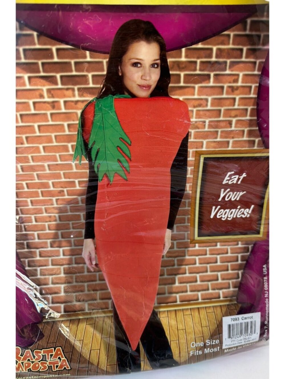Carrot Cosplay Costume Adult One Size